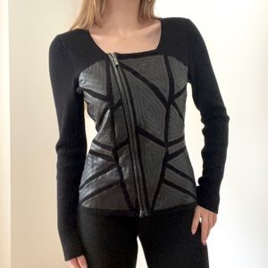 Alberto Makali zip light jacket. Size Small